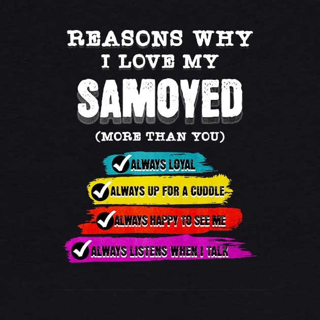 Reasons why I Love my Samoyed (more than you) by HSH-Designing